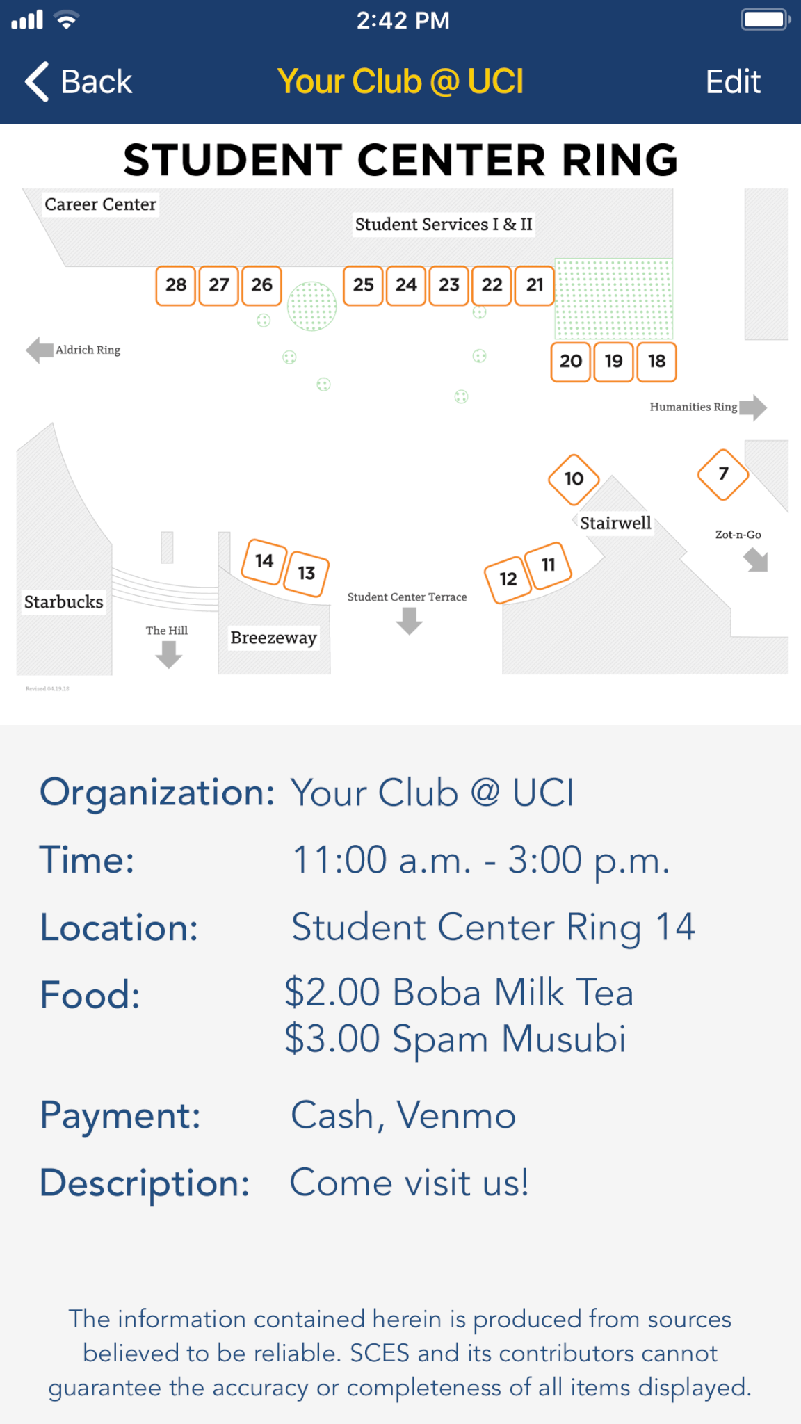 Ring Mall Club Details