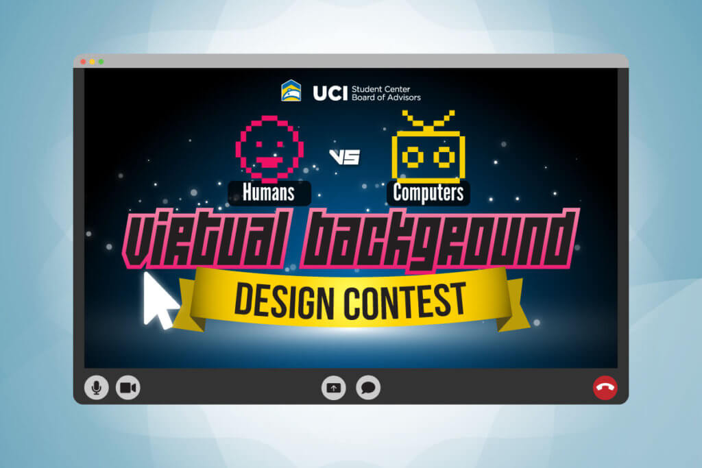 Humans vs. Computers Virtual Background Design Contest