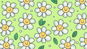 smiley daisies by Tammy Le